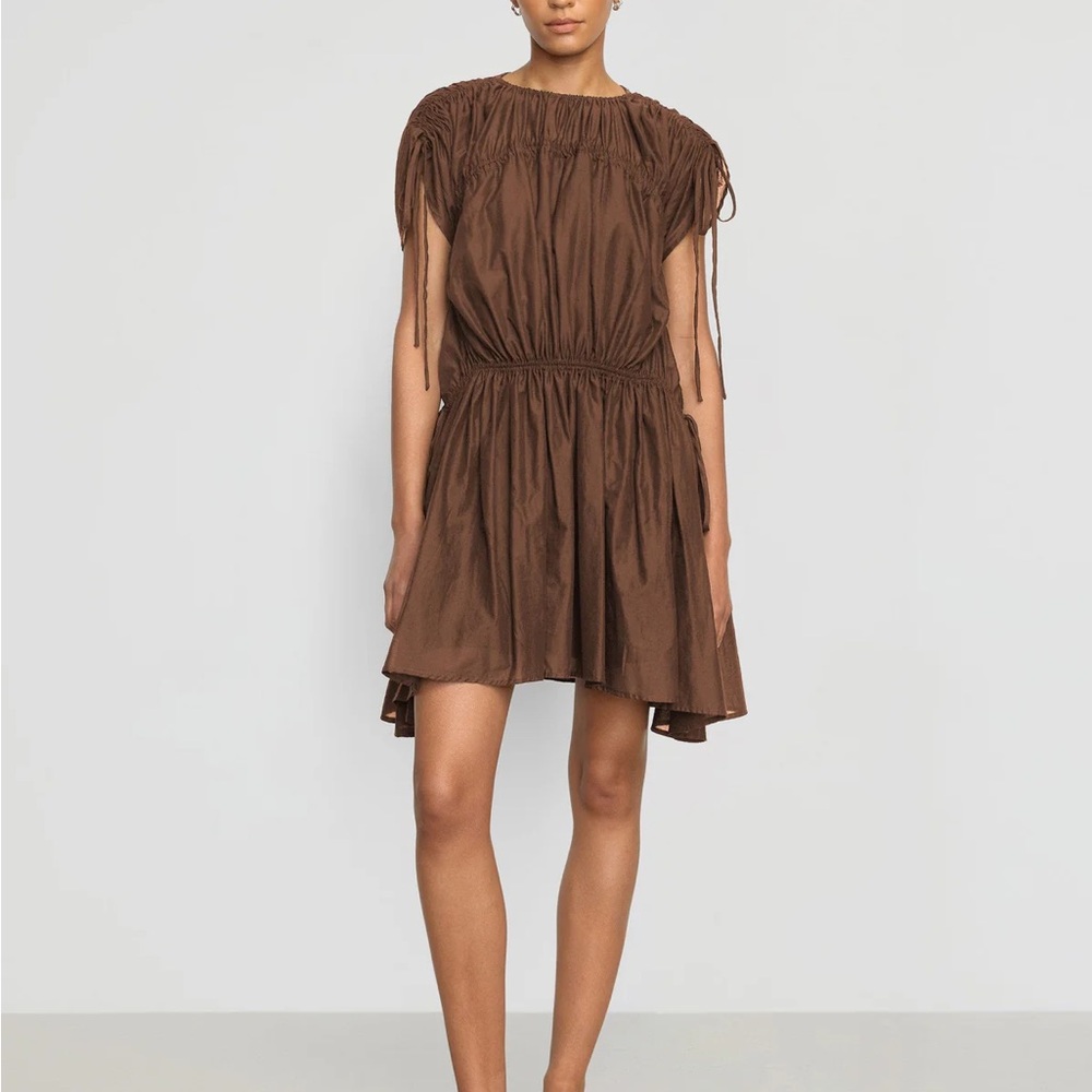 Modern Citizen Akemi Tie-Shoulder Organic Cotton Dress
